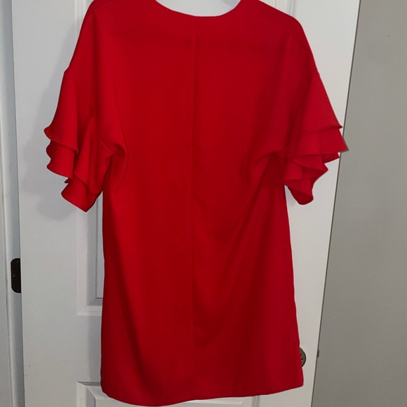 Red Zara Shift Dress - Picture 3 of 4